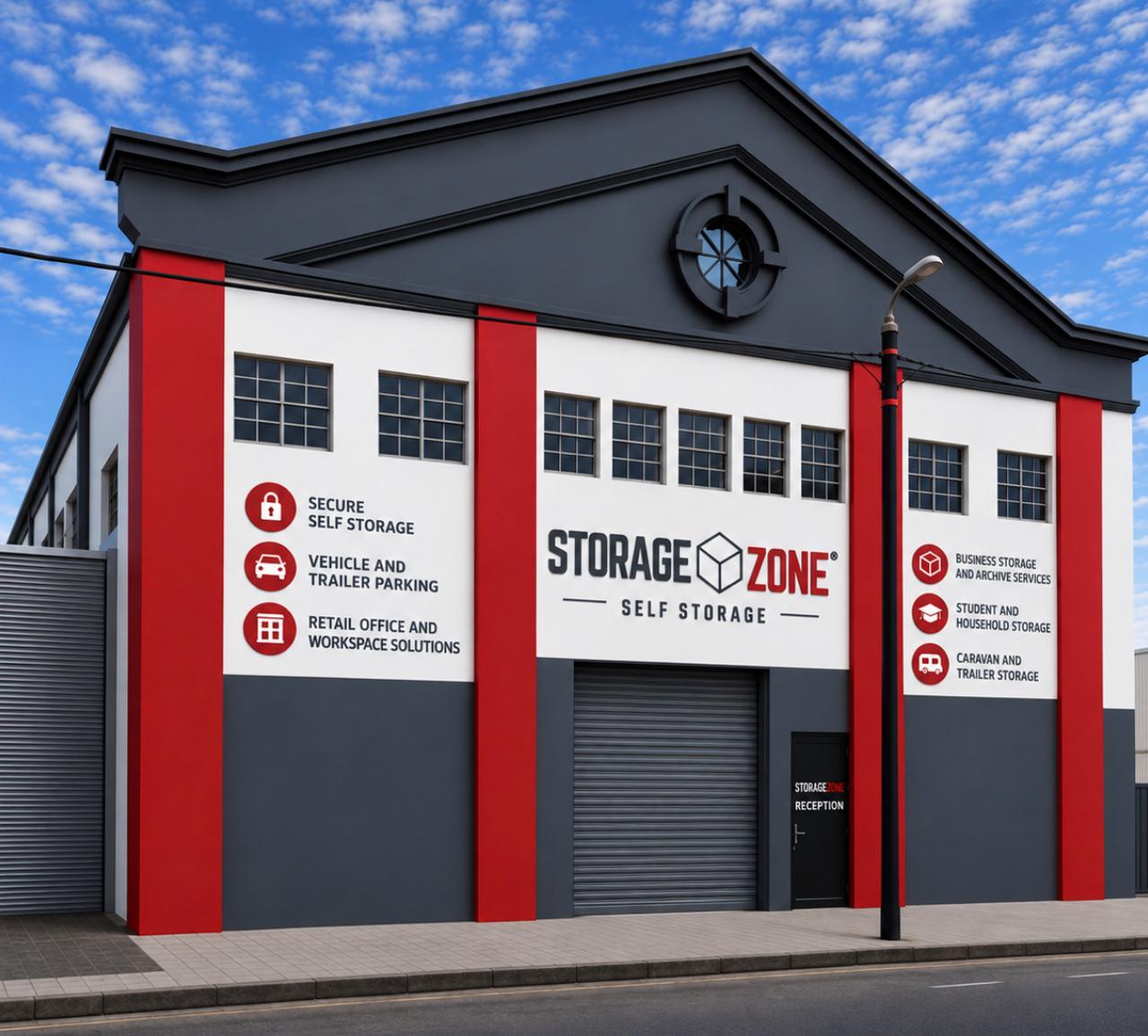 Storage Zone self storage facility exterior
